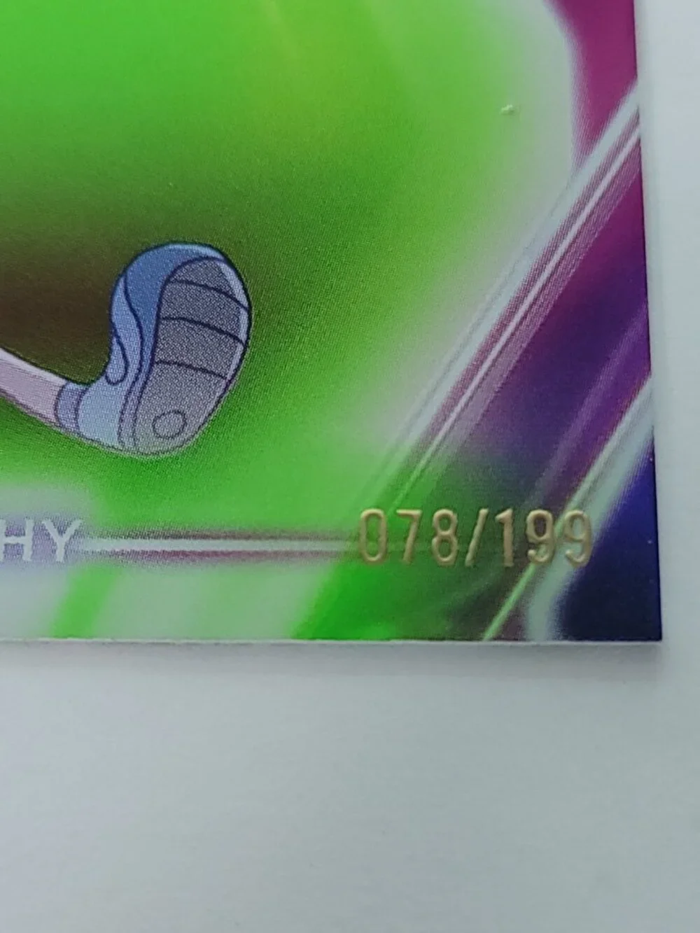 Bloofy Pouchy Topps 2026 Disney Neon Holo Parallel Refractor Limited 178/199 - Picture 2 of 4